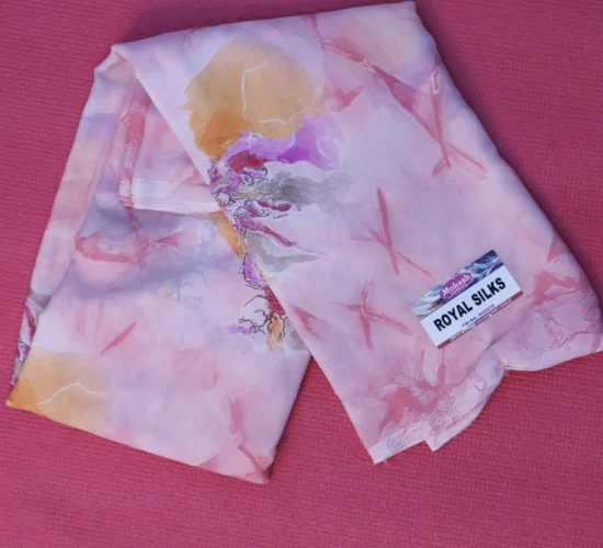 Light Pink Colour Fancy Sarees