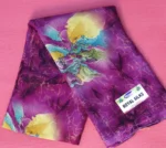 Purple Colour Printed Fancy Sarees