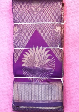 Brocket Sarees with Lotus Butta