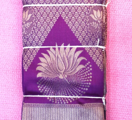 Brocket Sarees with Lotus Butta