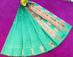 Multi Colour Meena Butta with Peacock Design Sarees